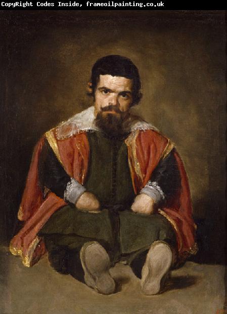 Diego Velazquez A Dwarf Sitting on the Floor (Don Sebastian de Morra) (df01)